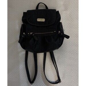 Strada Black Backpack Unisex Adults Shoulder Strap